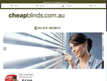 Tablet Screenshot of cheapblinds.com.au